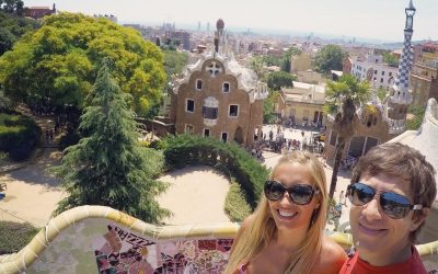 Las vistas del Parque Güell… son impresionantes!! Barcelona