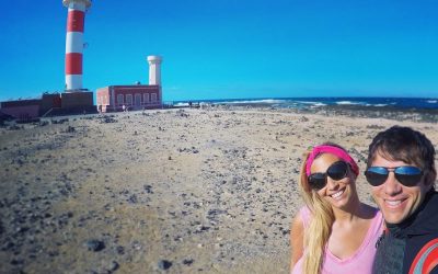 Hoy recorrimos el Cotillo y nos encontramos con el Faro del Tostón
