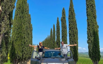 Siamo arrivati ​​in Italia  con la nostra macchina … nella b…