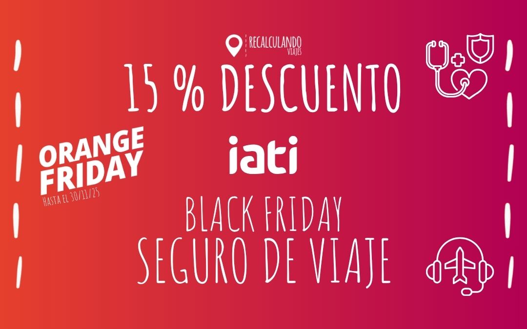 Descuento 15% IATI Seguros Black Friday 2025 – Seguro de Viaje