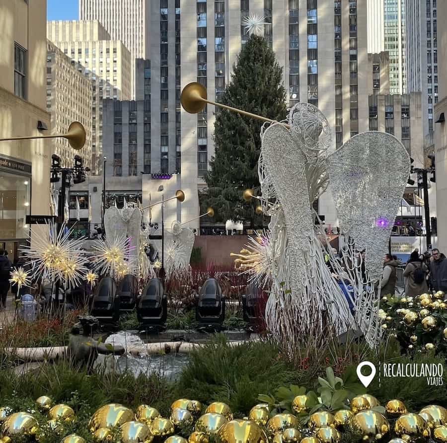 rockefeller center en navidad