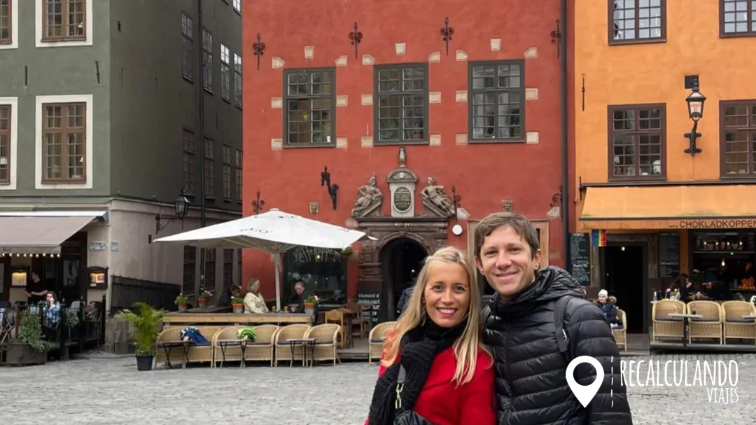 que ver en stortorget casitas colores