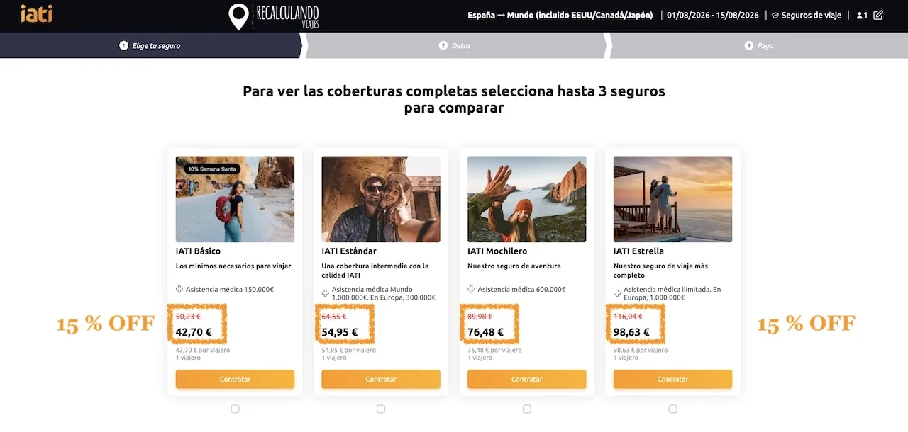 iati seguros descuento 15 - semana santa