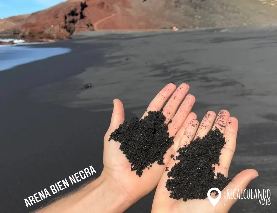 lanzarote playa de arena negra