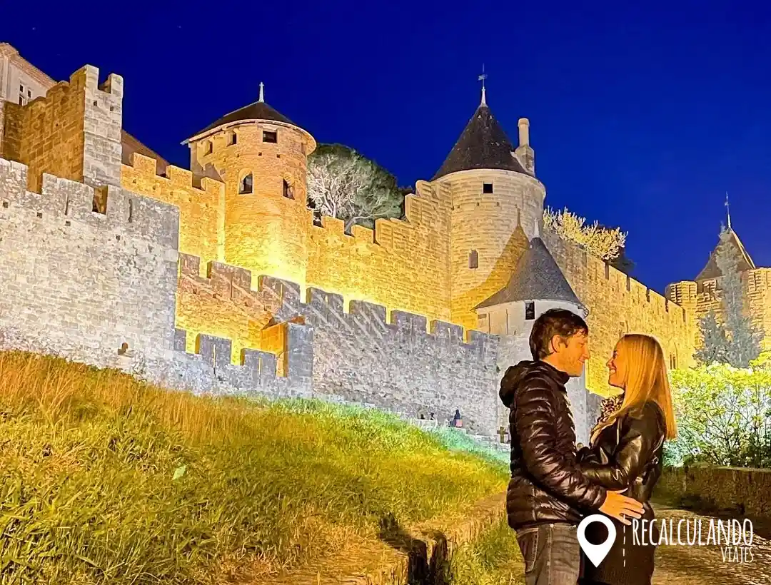 que ver en carcassonne de noche