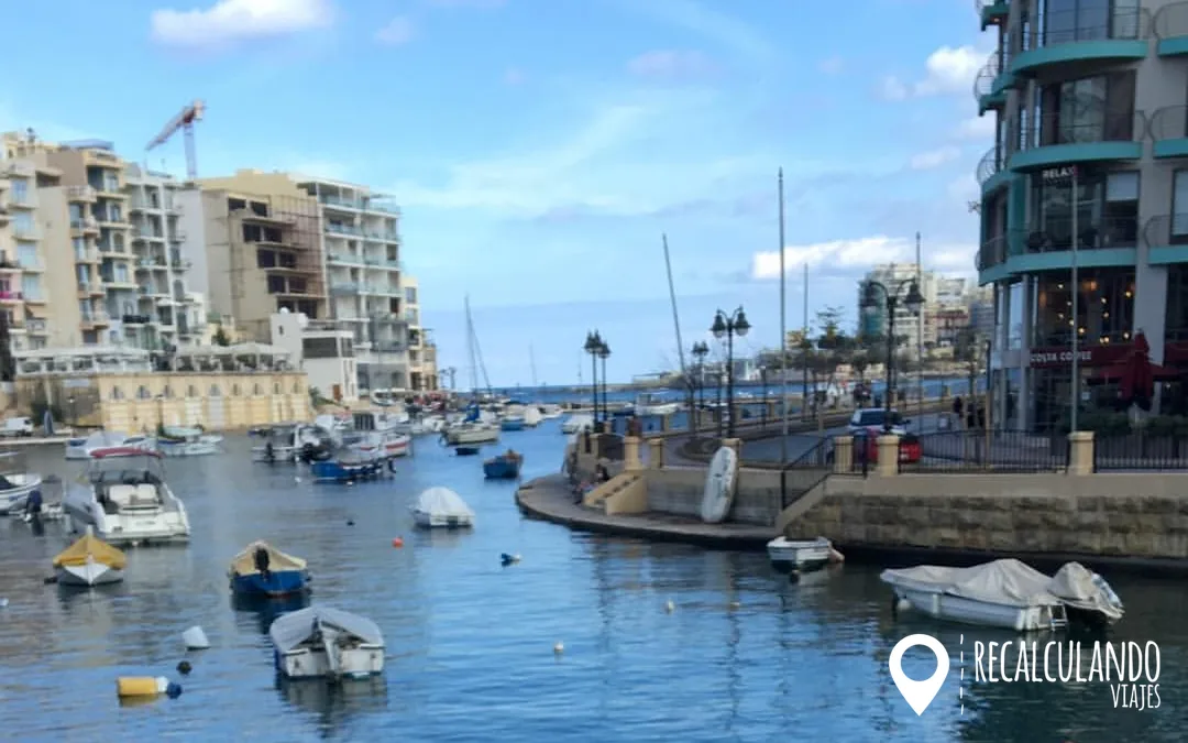 que ver en san julian malta spinola bay