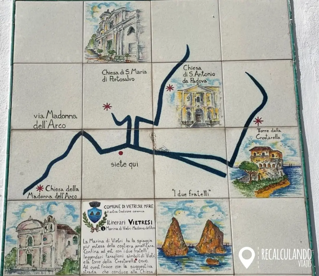 vietri sul mare mapa