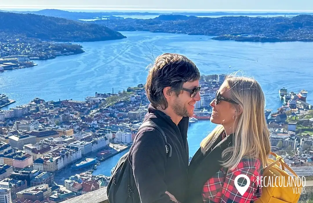 que ver en bergen mirador monte floyen