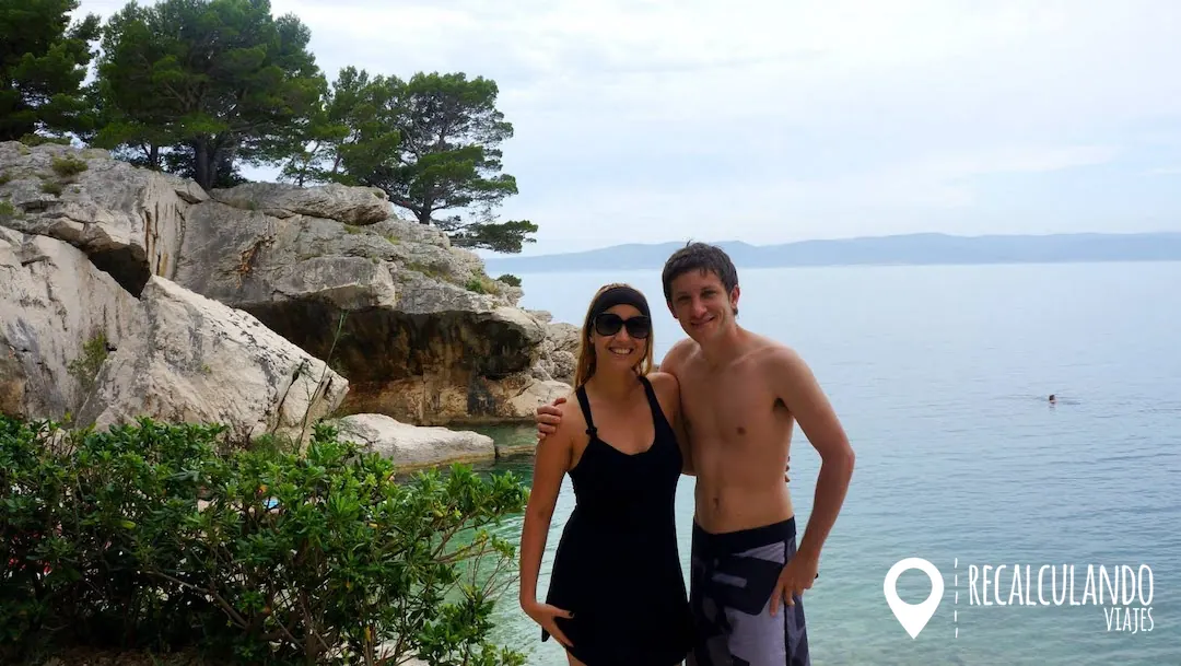 brela playa croacia