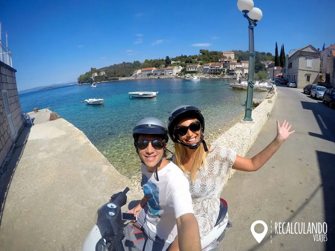 korcula en moto racisce