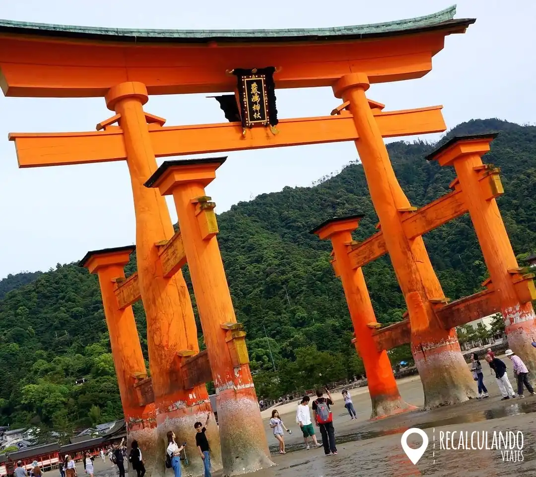 miyajima gran torii flotante