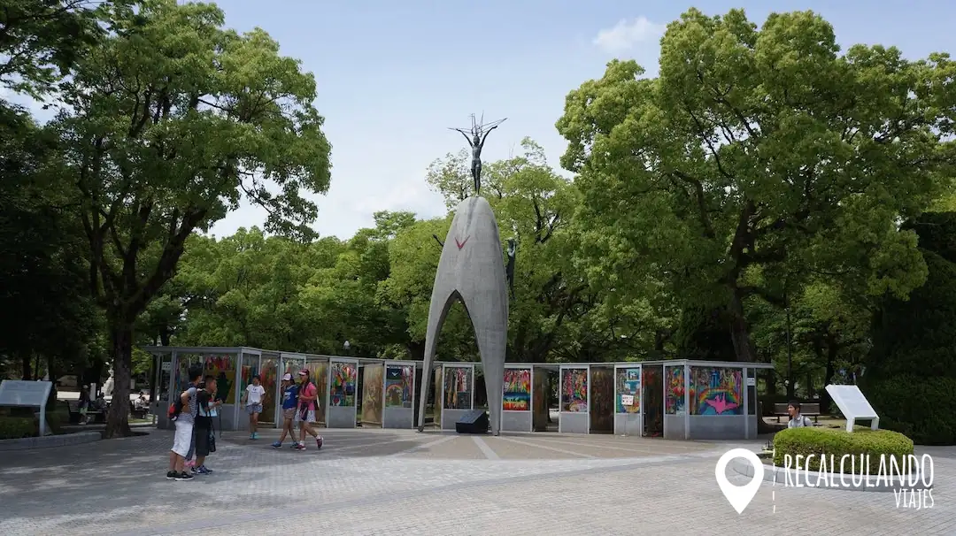monumento de la paz de los niños hiroshima