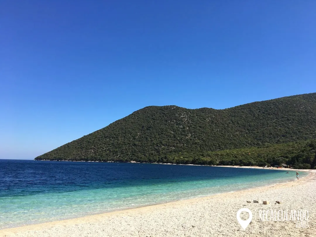 playa antisamos cefalonia grecia