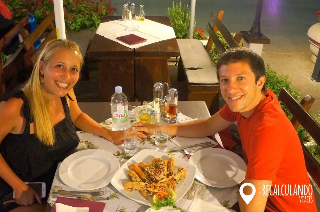 comida en rab croacia