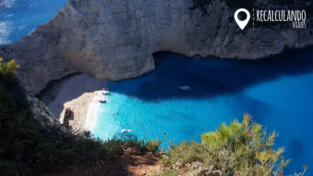 playa navagio grecia fotos