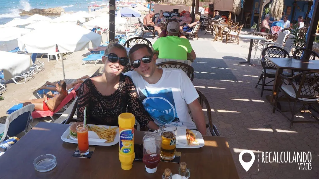 que comer en creta stalis beach