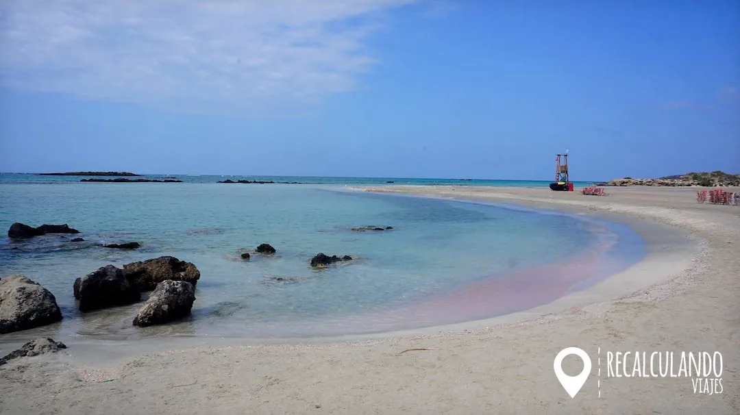 que ver en creta playa elafonisi
