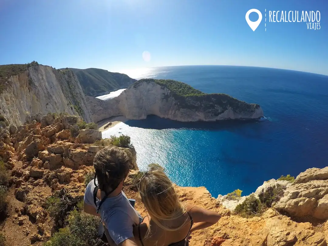 que ver en zante mirador playa navagio