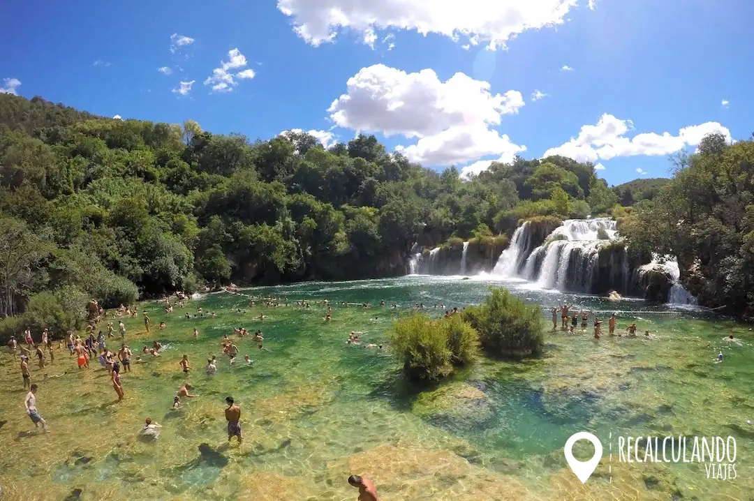 skradinski buk cascadas de krka