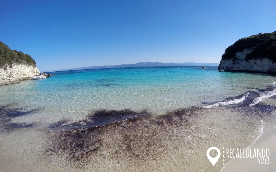 vrika beach antipaxos