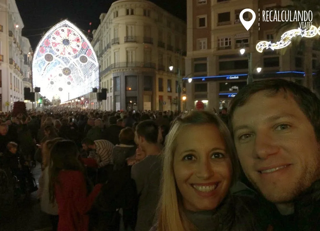 calle larios malaga en navidad