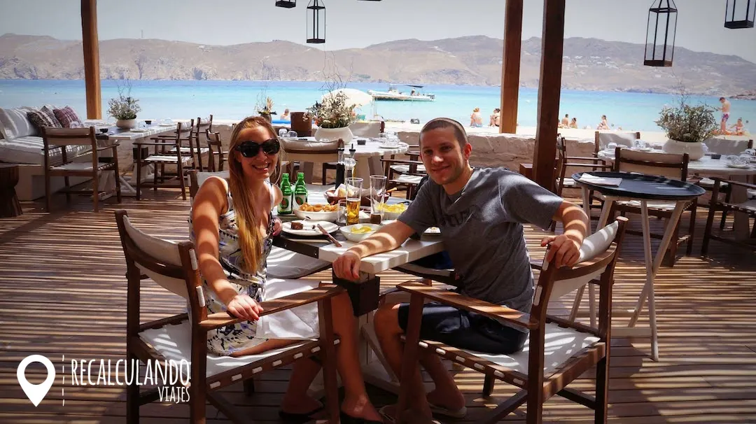 comer en panormos beach