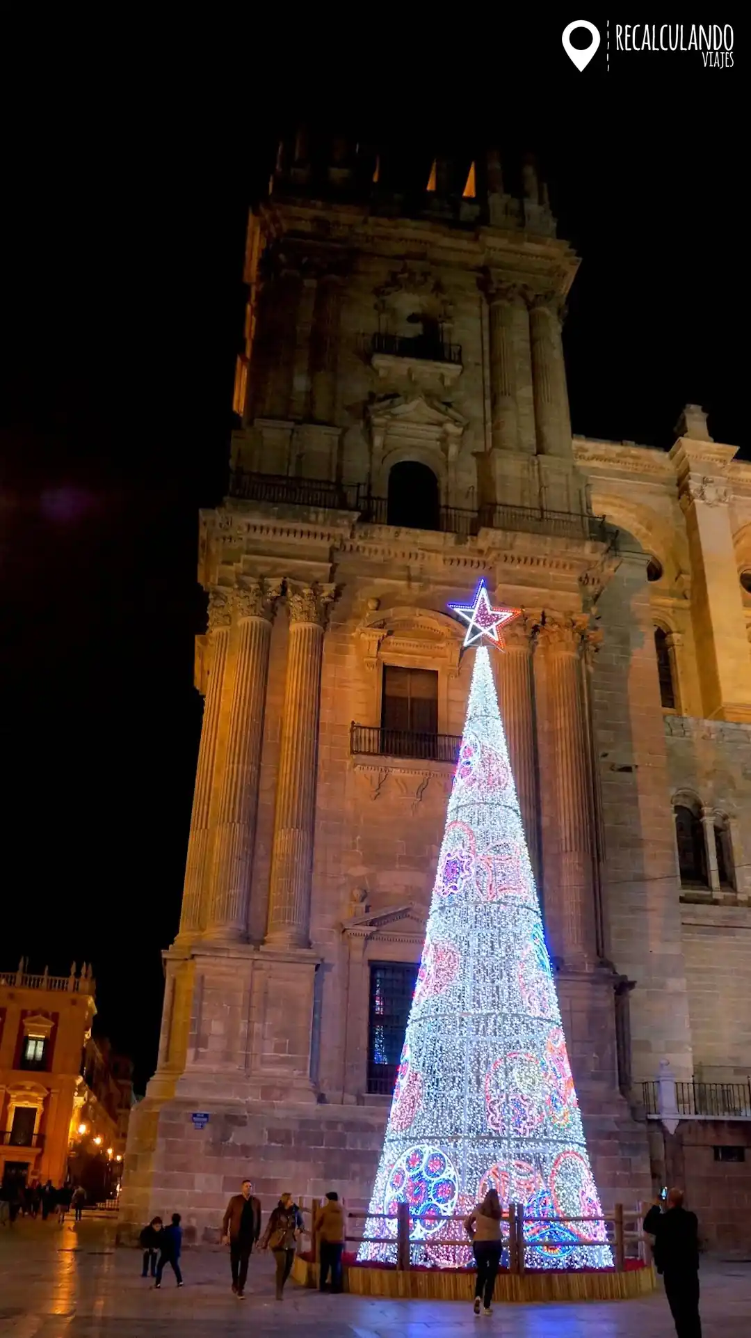malaga en navidad catedral