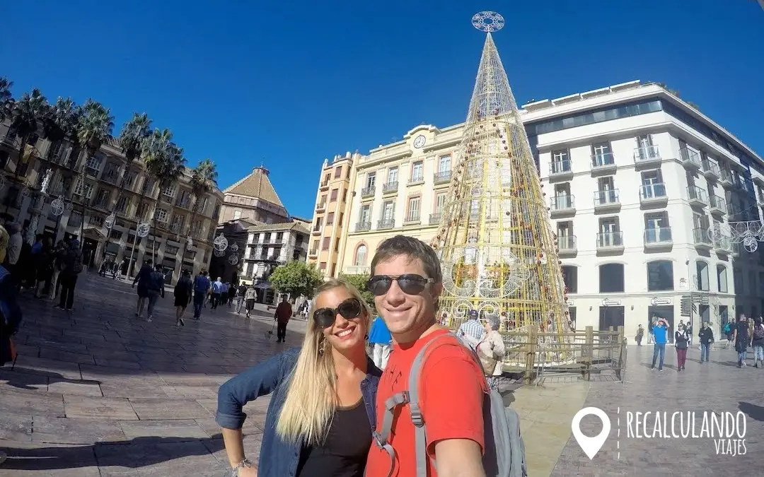 malaga en navidad