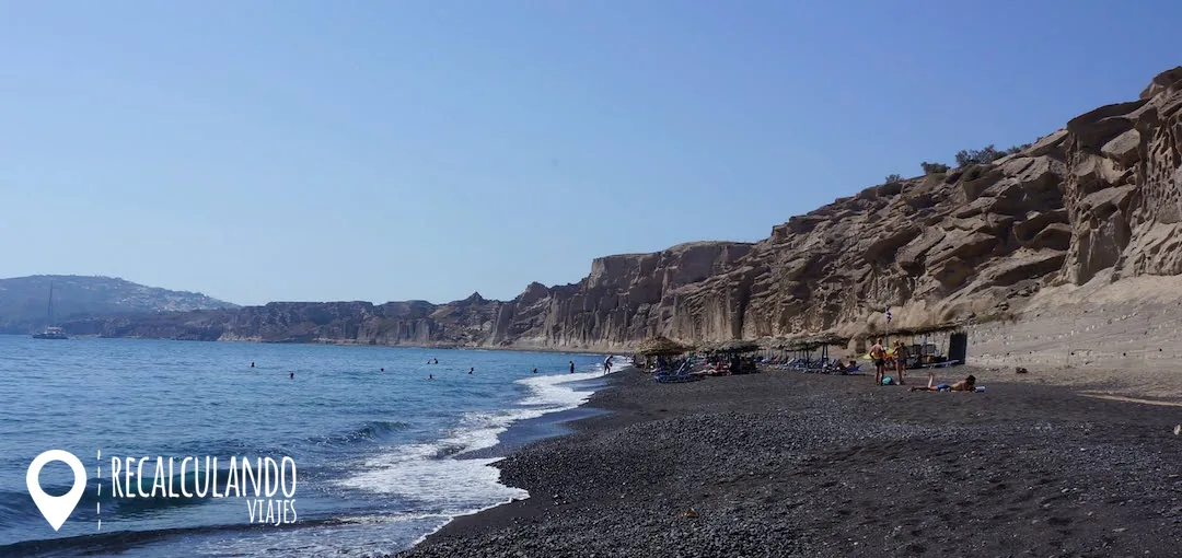 playa vlychada beach santorini