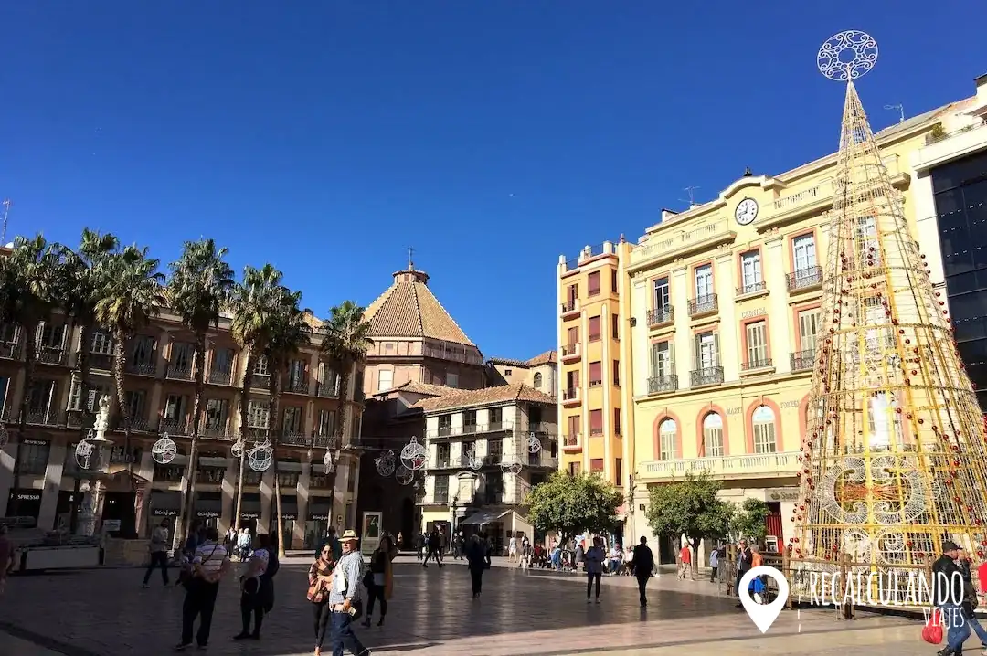 plaza de la constitucion malaga navidad