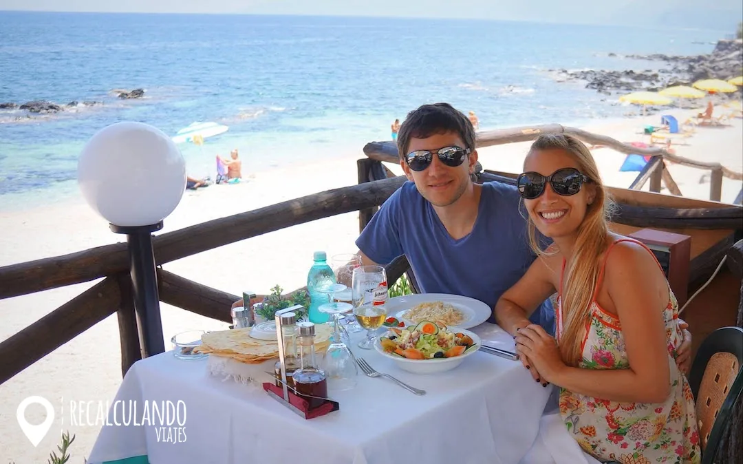 que comer en cerdena cala gonone
