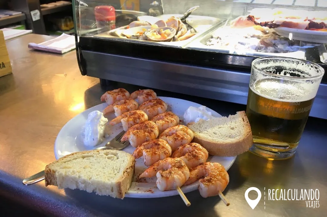 que comer en malaga mercado central