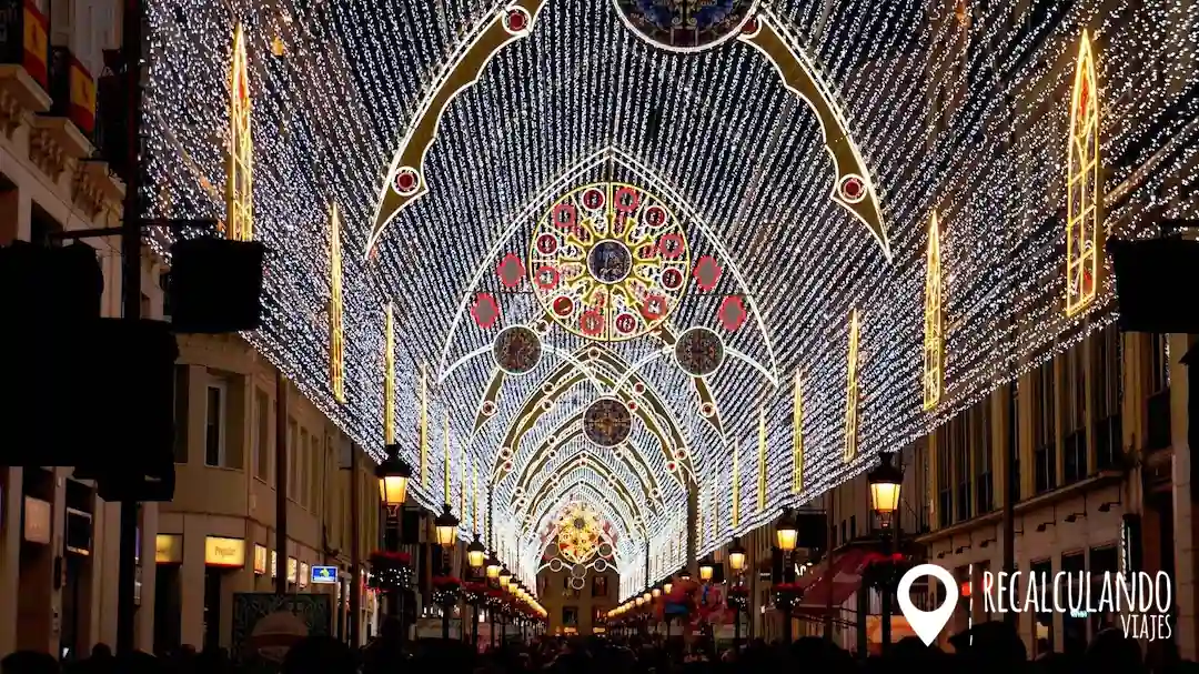 que ver en malaga en navidad larios