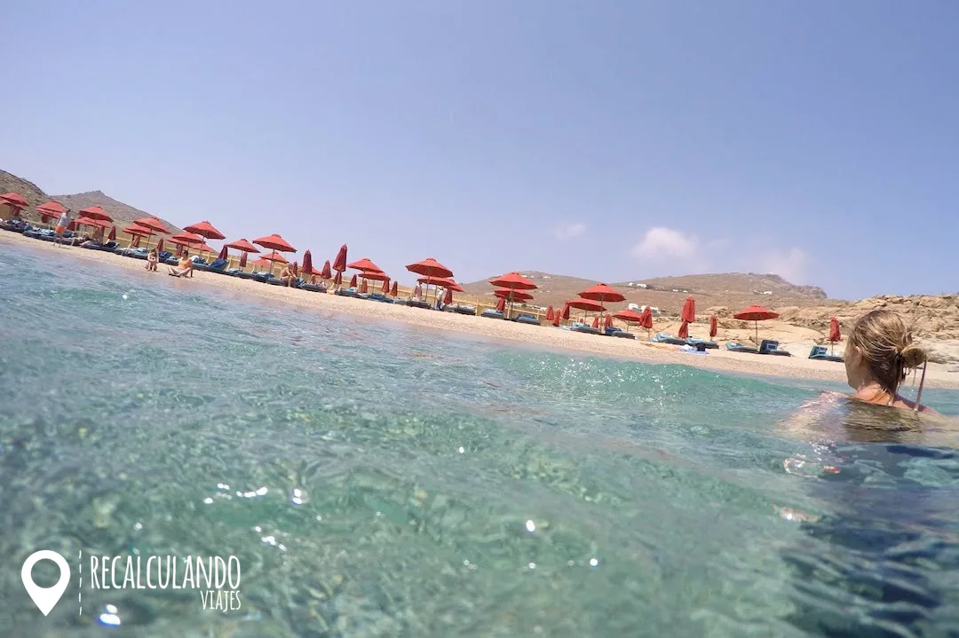que ver en mykonos lia beach