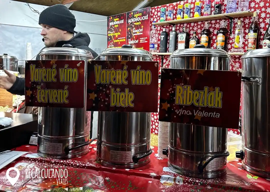 bebidas calientes bratislava en navidad