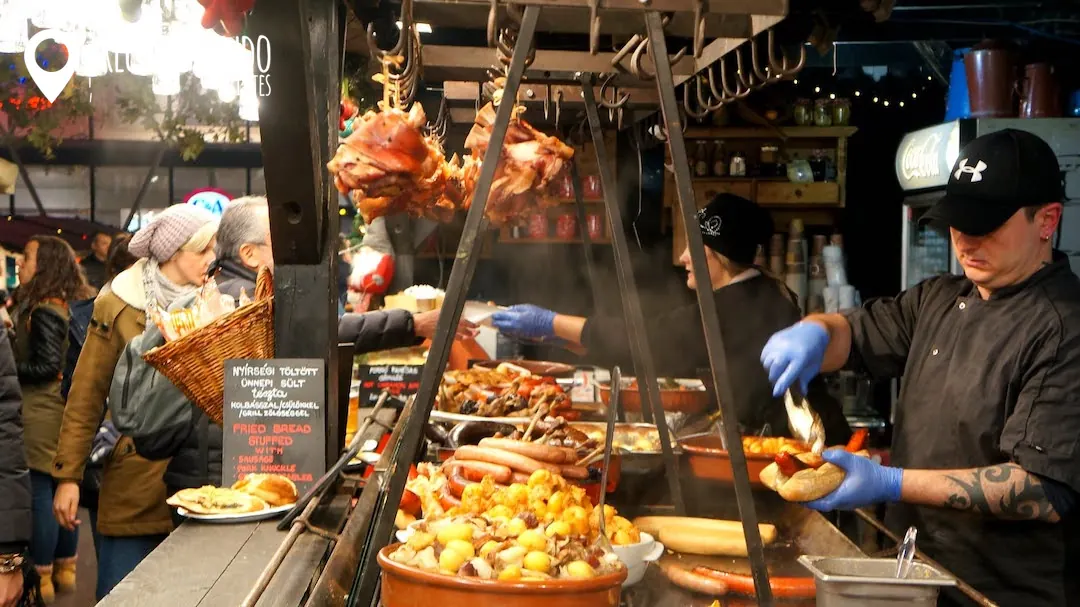comida budapest en navidad