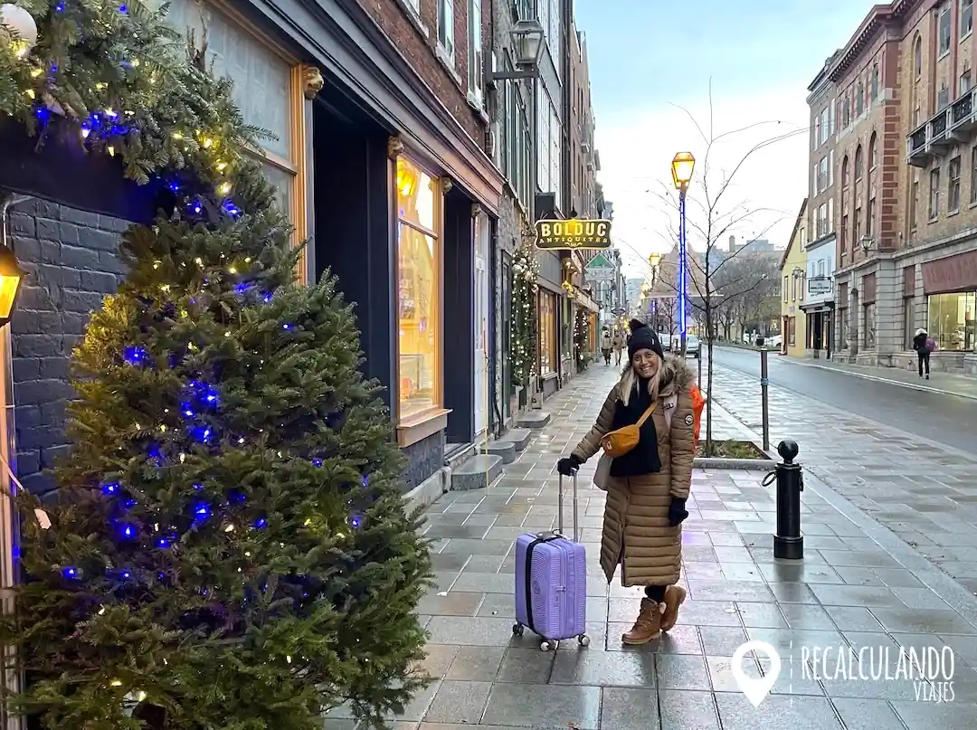 como llegar quebec en navidad