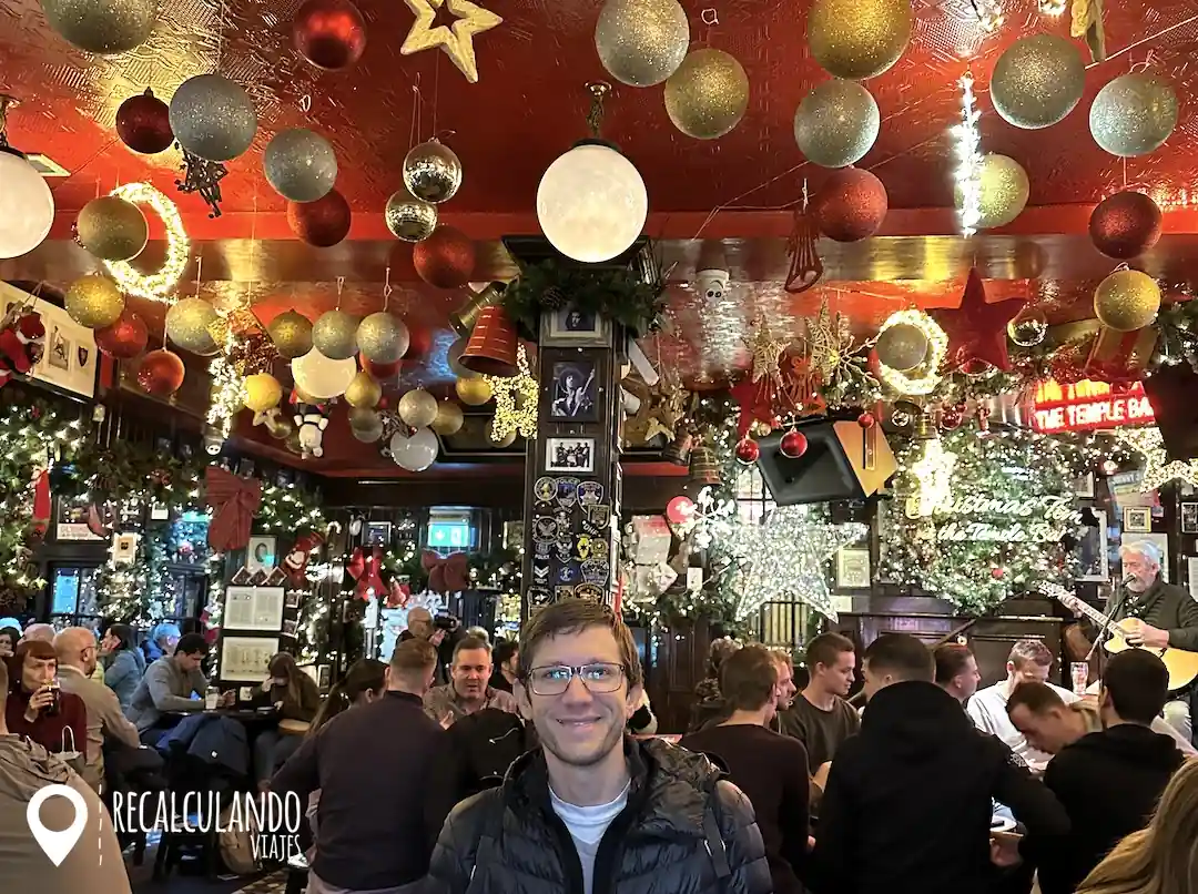 dublin en navidad temple bar