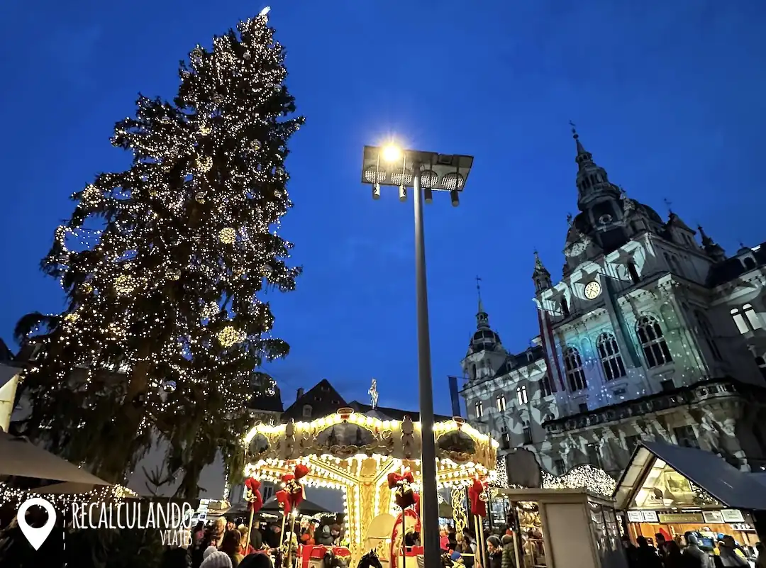mercado navideño hauptplatz graz