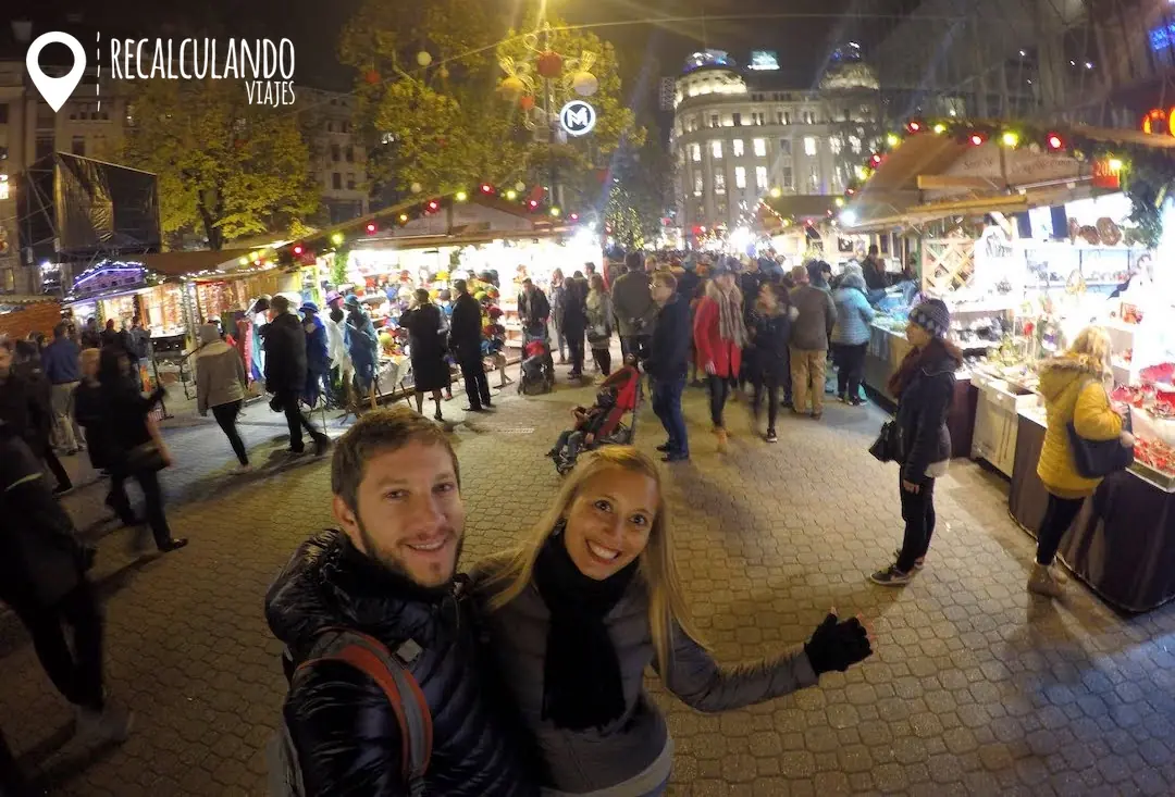 mercado navideño plaza vorosmarty-budapest