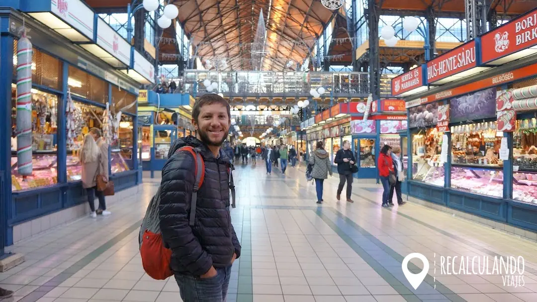 navidad en budapest mercado central