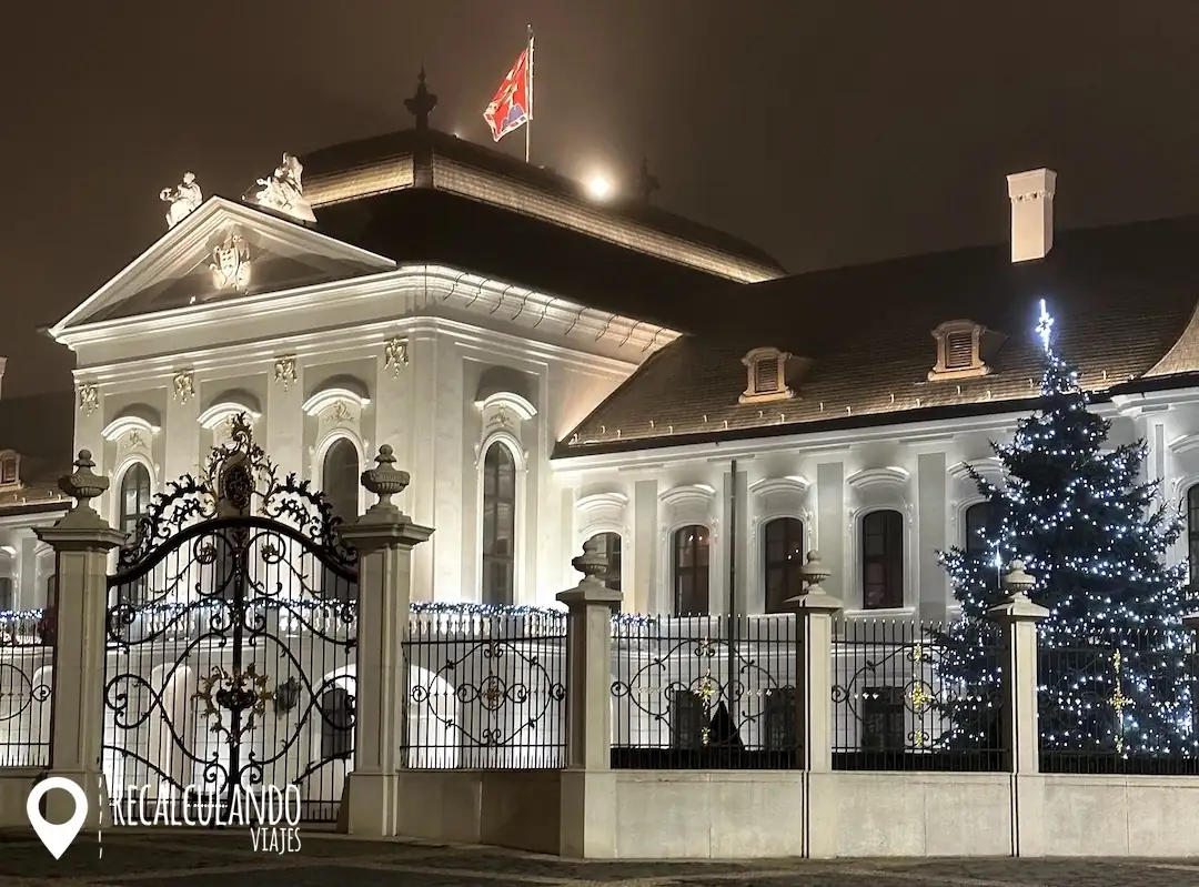 palacio grassalkovich bratislava navidad
