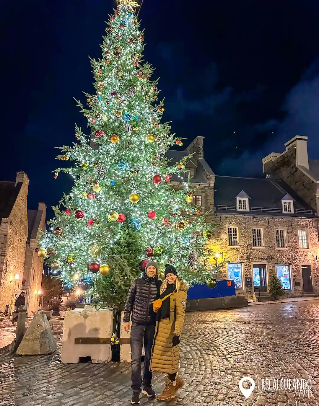 Place Royale en la ciudad baja de Quebec, zona de alojamiento con encanto