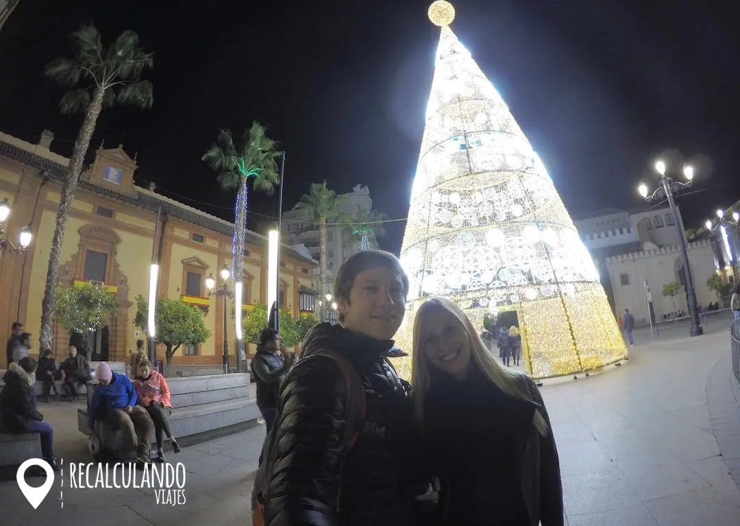 sevilla en navidad puerta de jerez