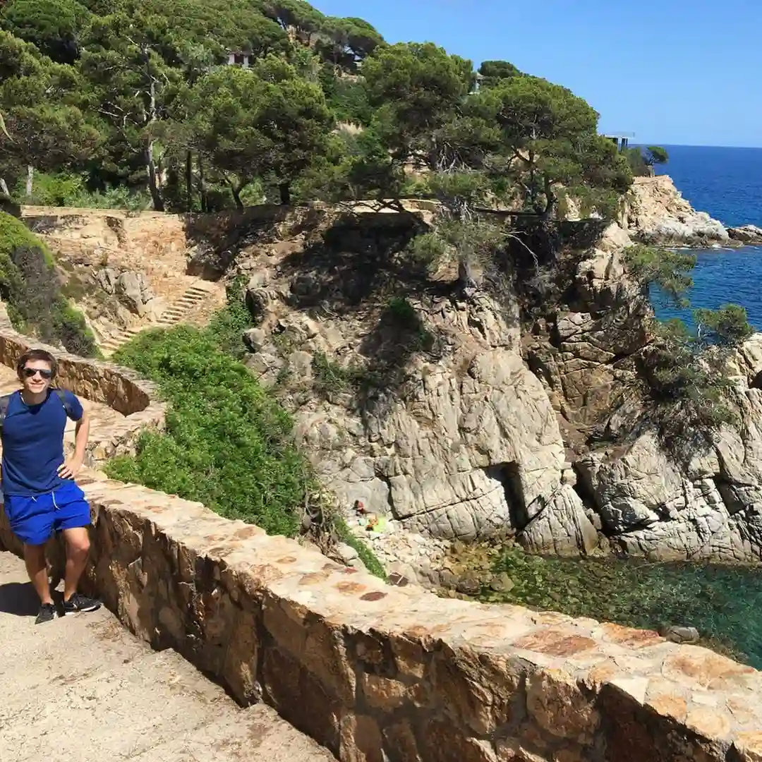 cami de ronda coastal path in lloret de mar