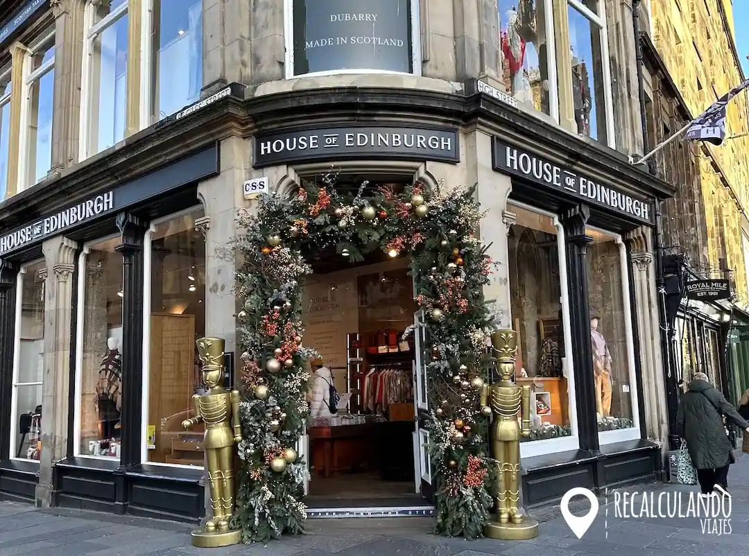 edimburgo en navidad decoracion