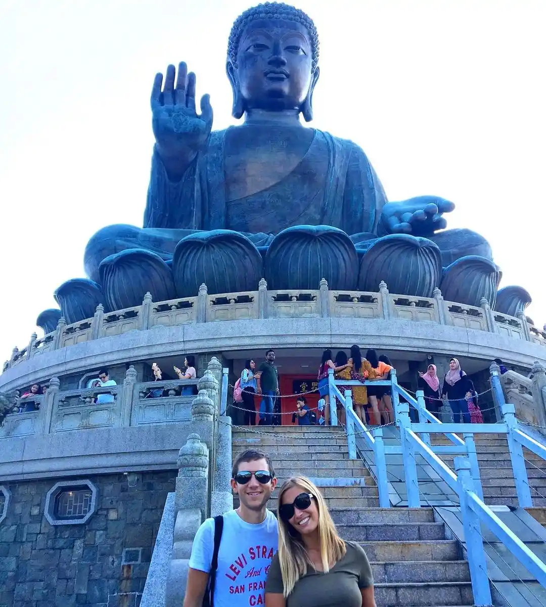tian tan big buddha on lantau island