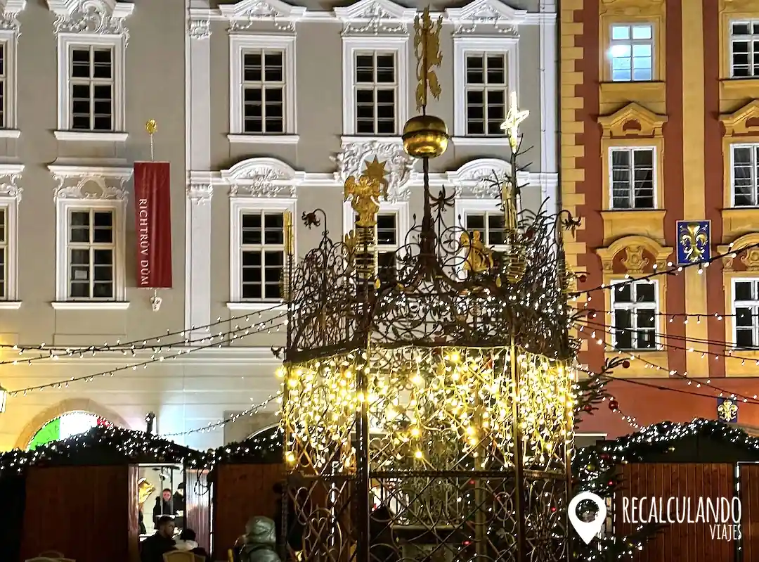 luces praga en navidad