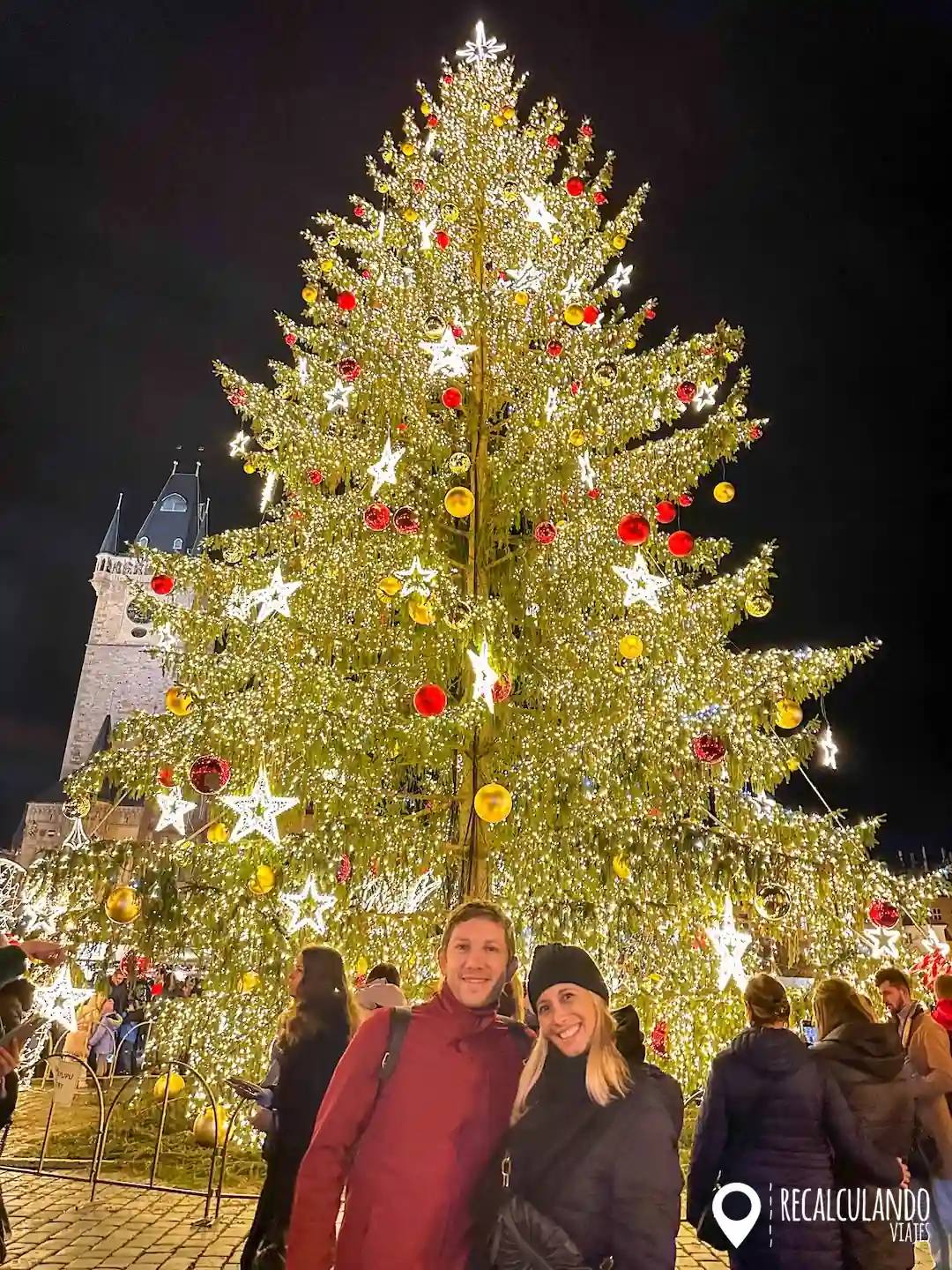 mercado navideño de la plaza praga