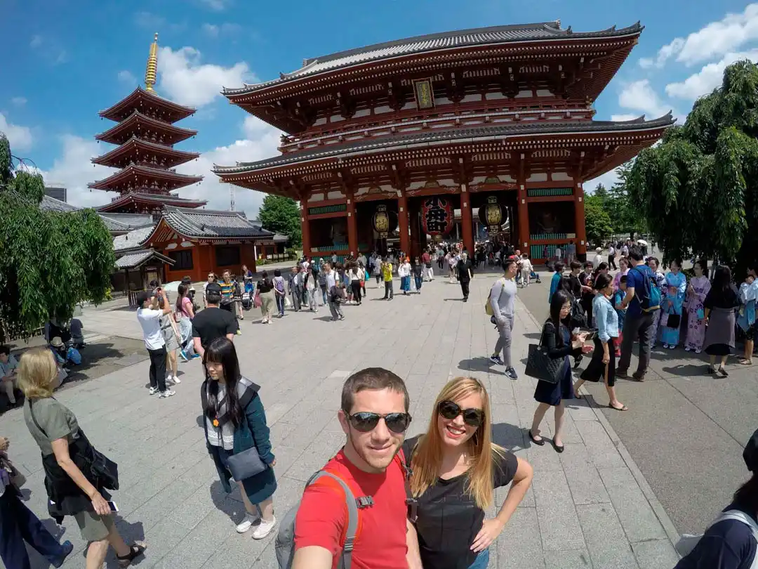 senso-ji temple pagoda in asakusa